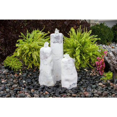 Real Stone Fountains ABART3400 Lilac Smooth Fountain Fountain Blue Thumb